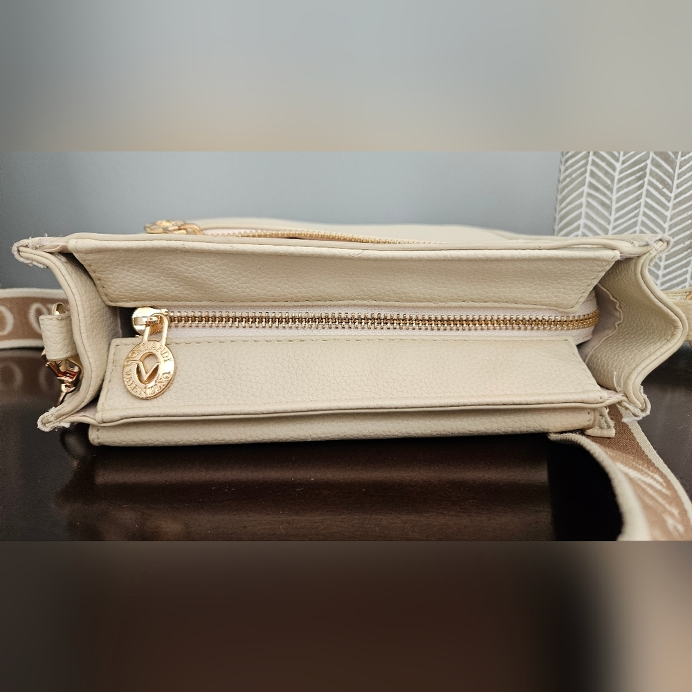 Valentino Orlandi Elegant Cream Crossbody Bag Set - Picture 5 of 7